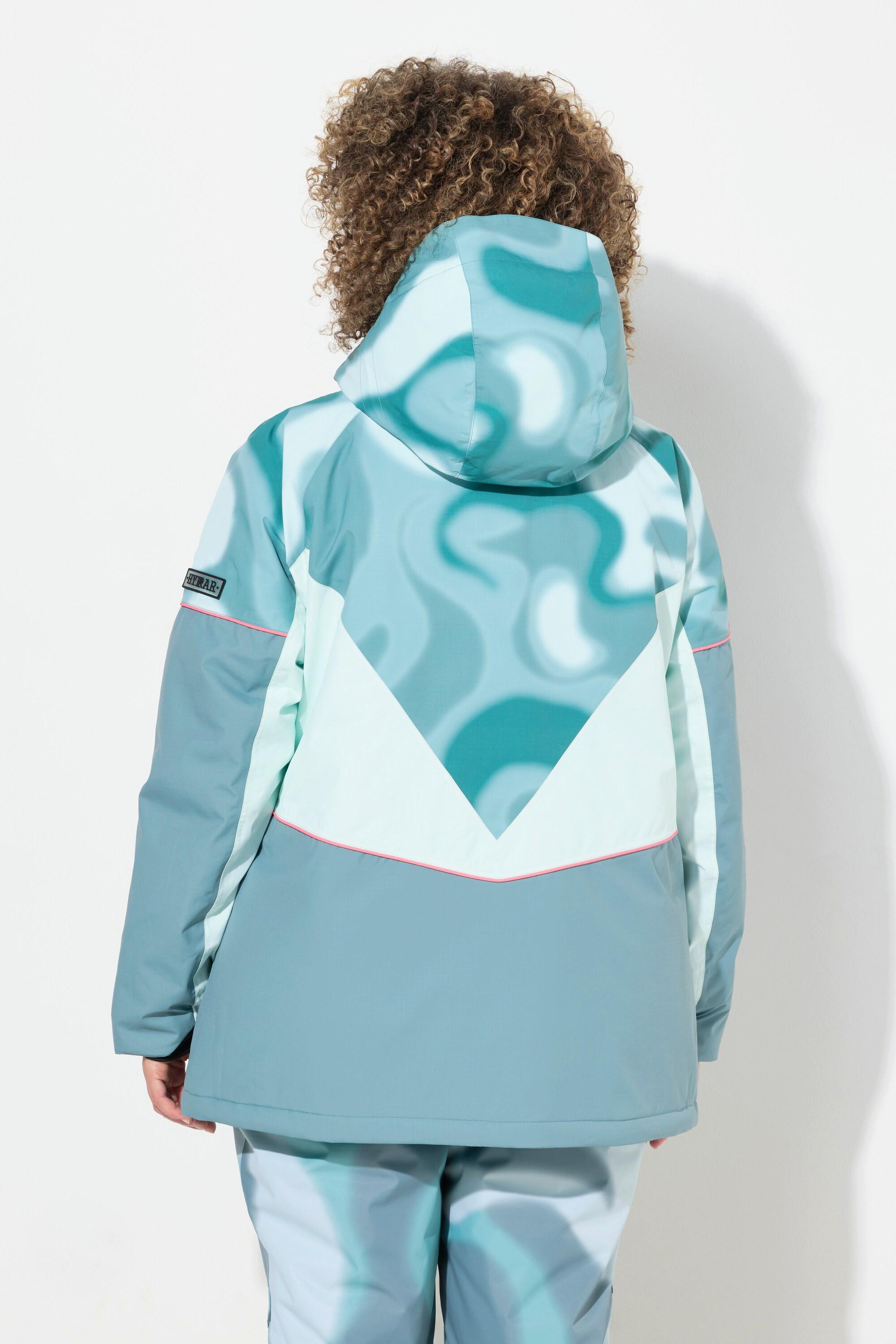 Ulla Popken HYPRAR Performance-Jacke Wasserdicht mit Schneefang und Kapuze  