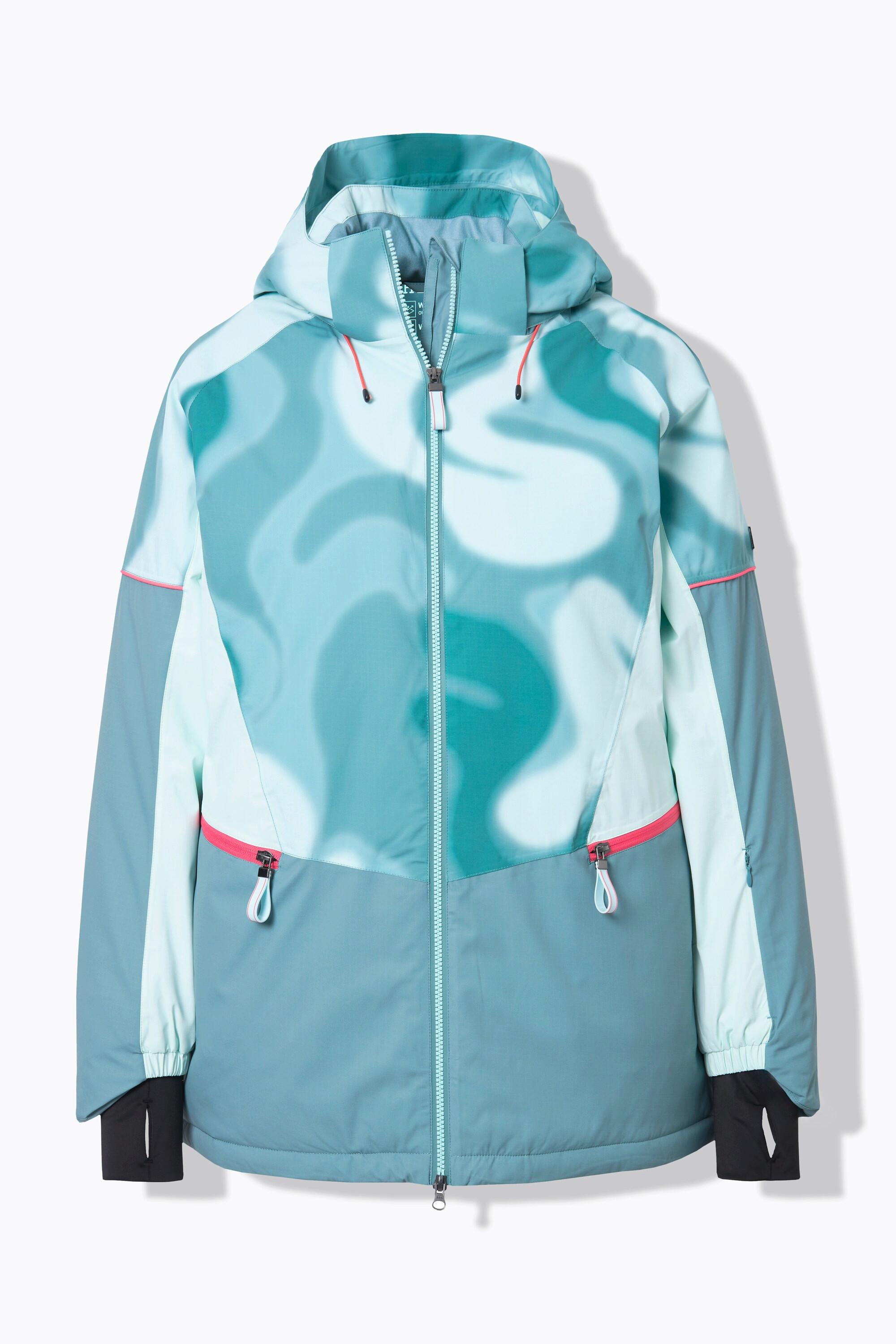 Ulla Popken HYPRAR Performance-Jacke Wasserdicht mit Schneefang und Kapuze  