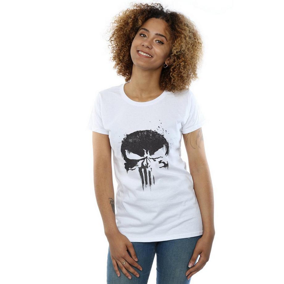 MARVEL The Punisher TV Skull Logo T-Shirt  