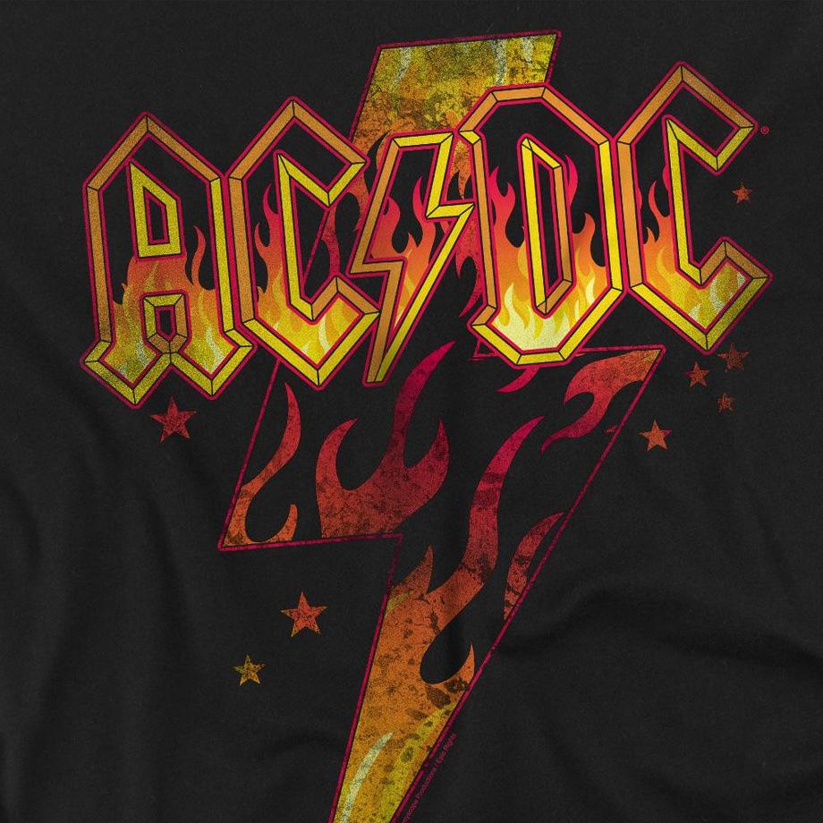 AC/DC ACDC Grafik Print T-Shirt  
