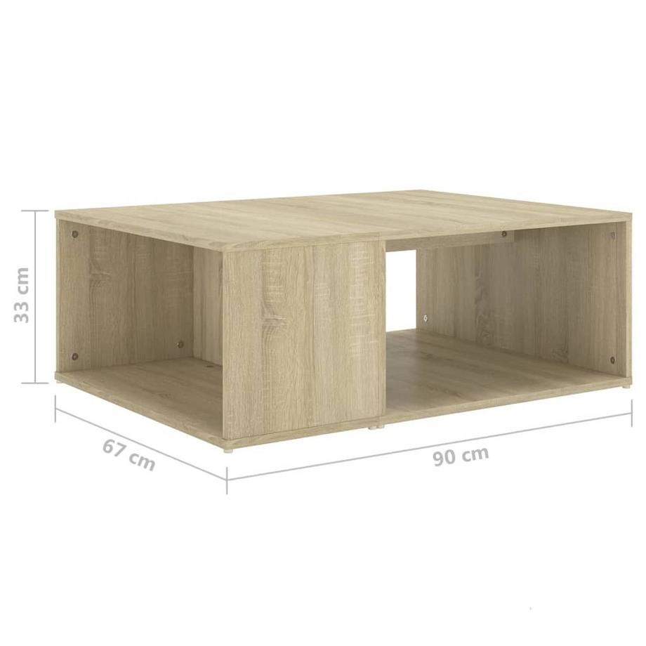VidaXL Table basse bois d'ingénierie  