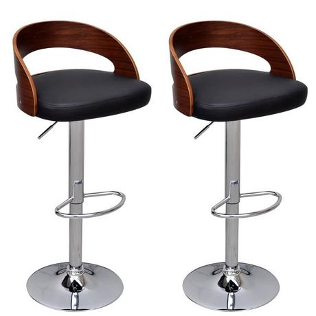 VidaXL Tabouret de bar bois  