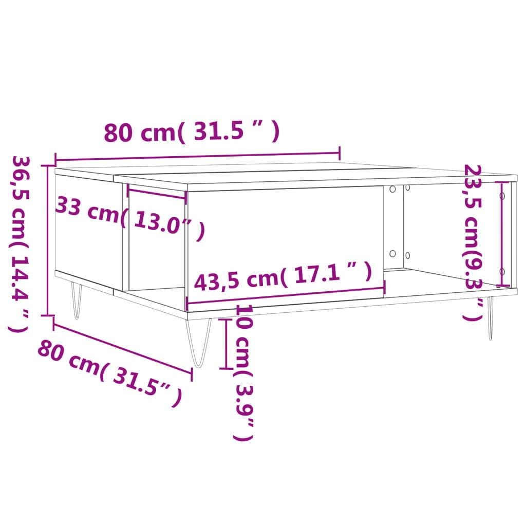 VidaXL Couchtisch holzwerkstoff  