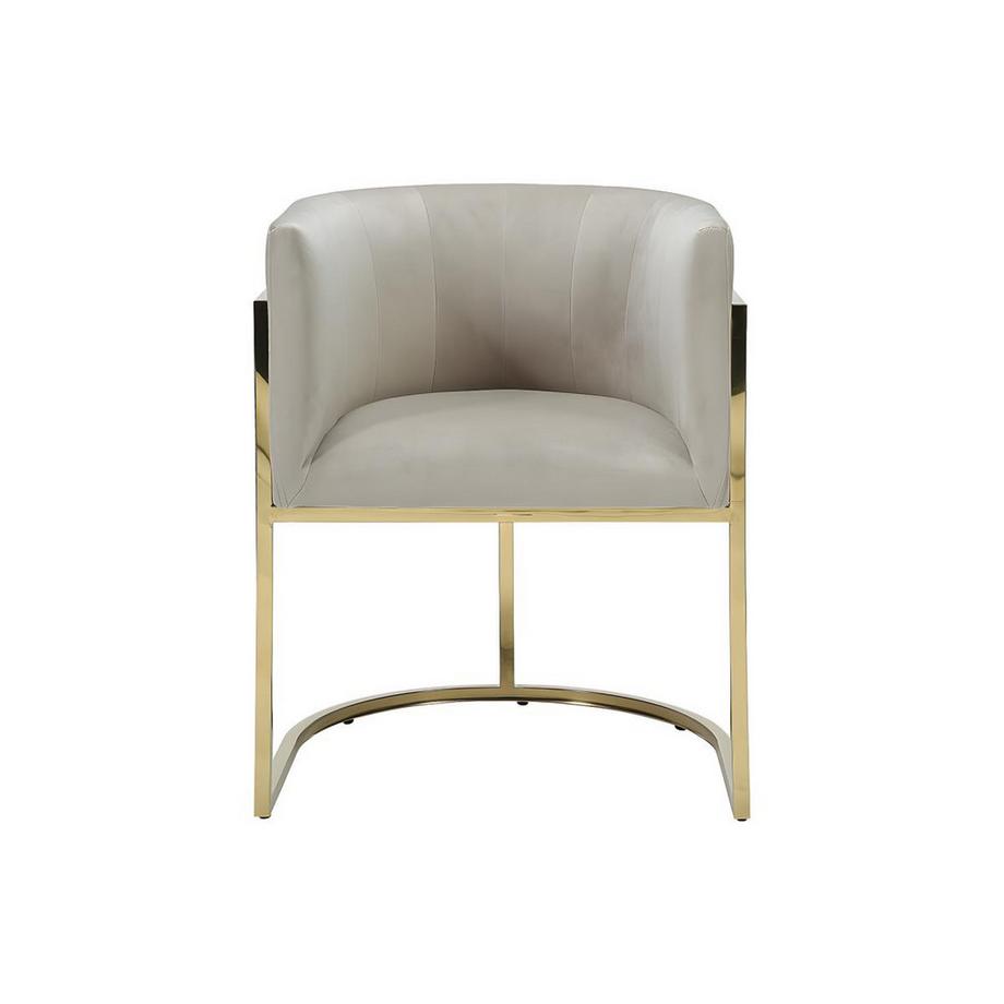 PASCAL MORABITO Sedia con braccioli Velluto e Metallo e Dorato PERIA  