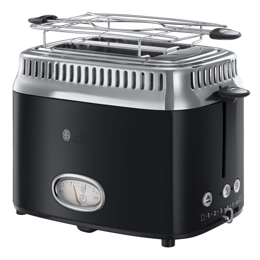 Russell Hobbs Retro Classic Noir Kompakt-Toaster - nero-acciaio  