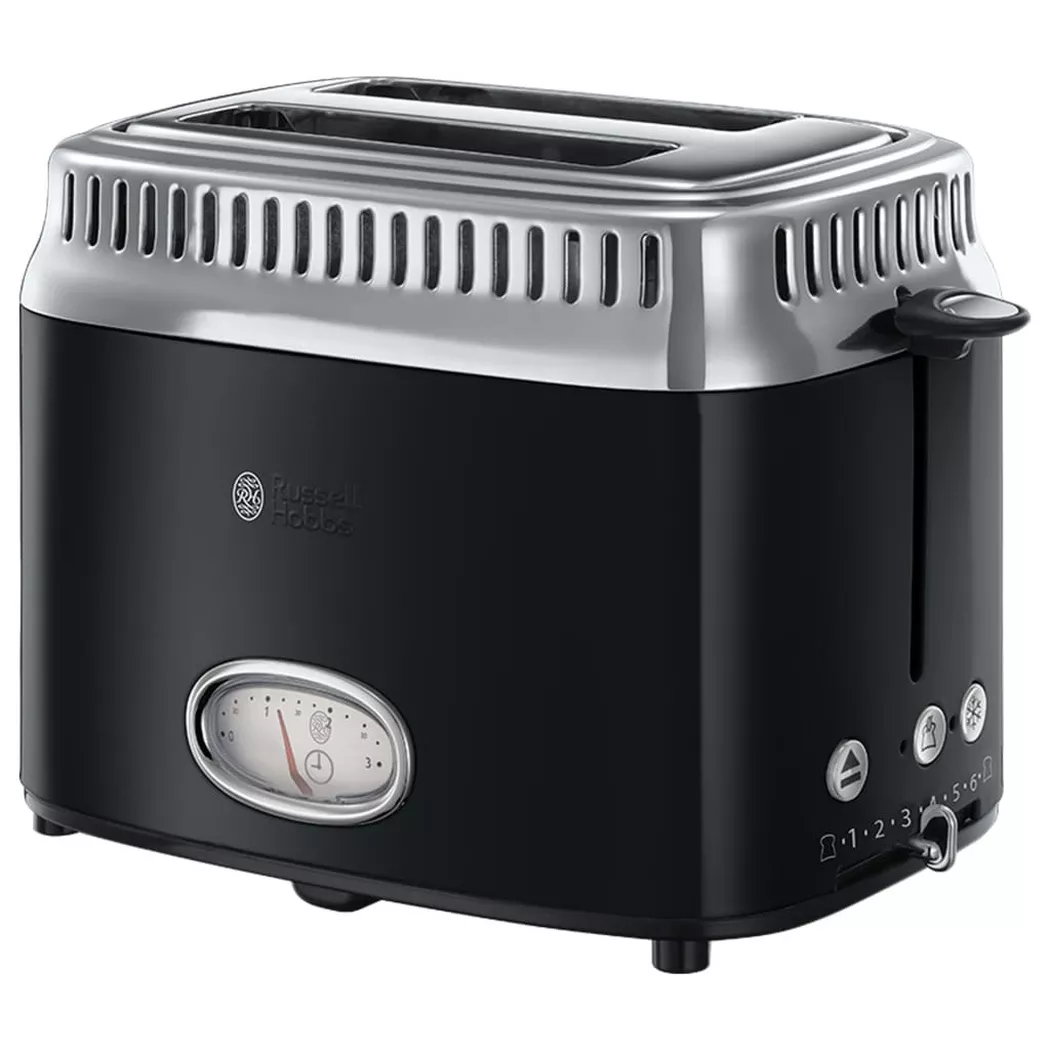 Grille-pain 2 fentes Russell Hobbs Retro Noir