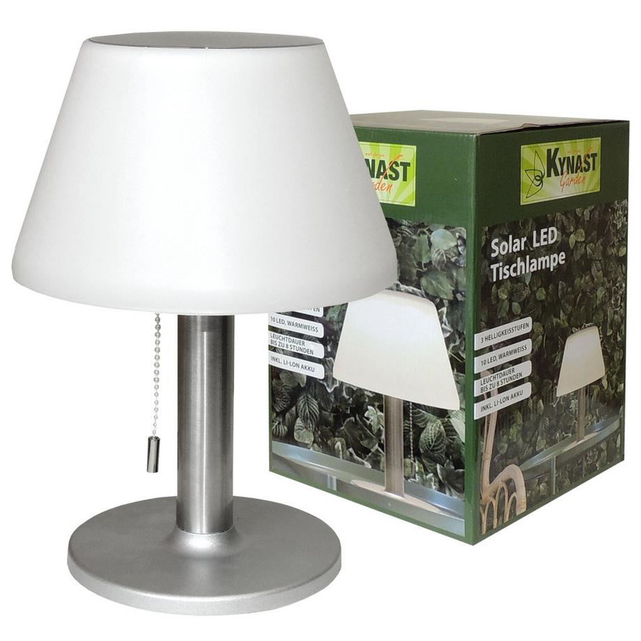 Lampada da tavolo a LED Kynast con pannello solare