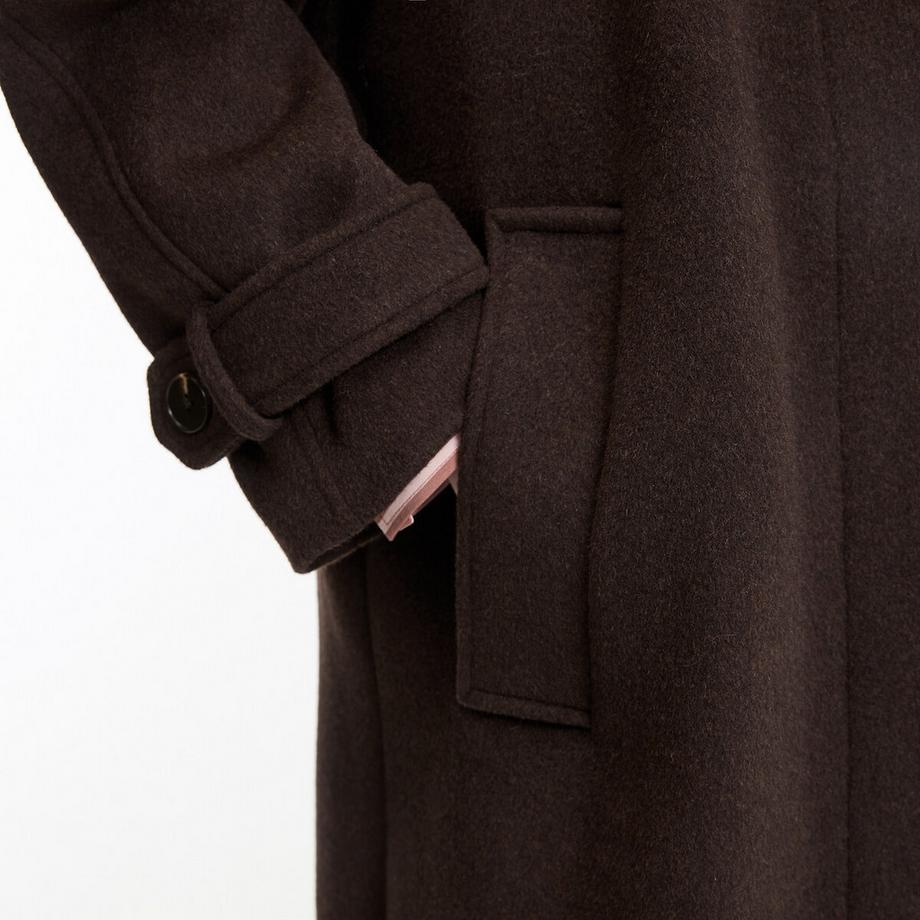 La Redoute Collections Manteau drap de laine mélangée  