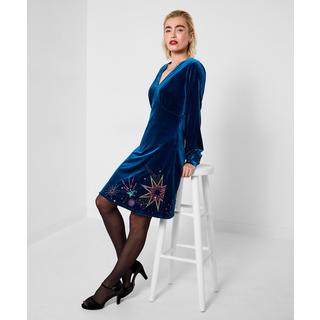 Joe Browns Robe en velours stretch à sequins  