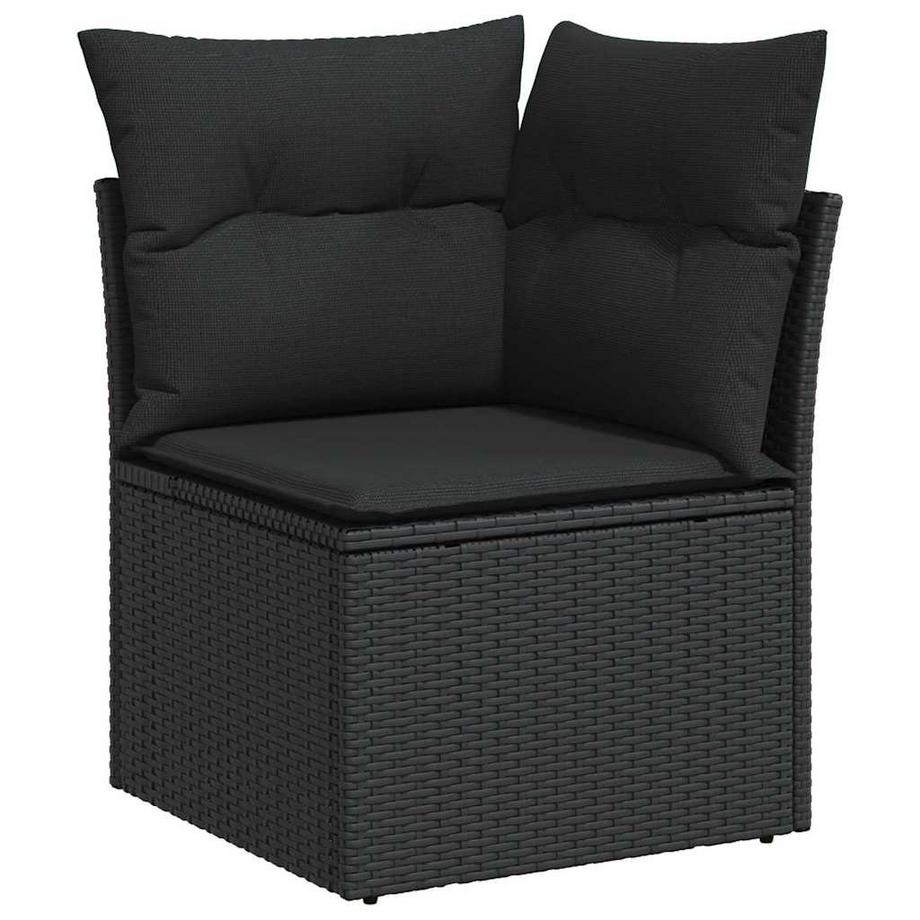 VidaXL Canapé d’extérieur poly rattan  