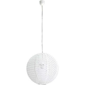 Lampada a sospensione Spring White tonda 40x40