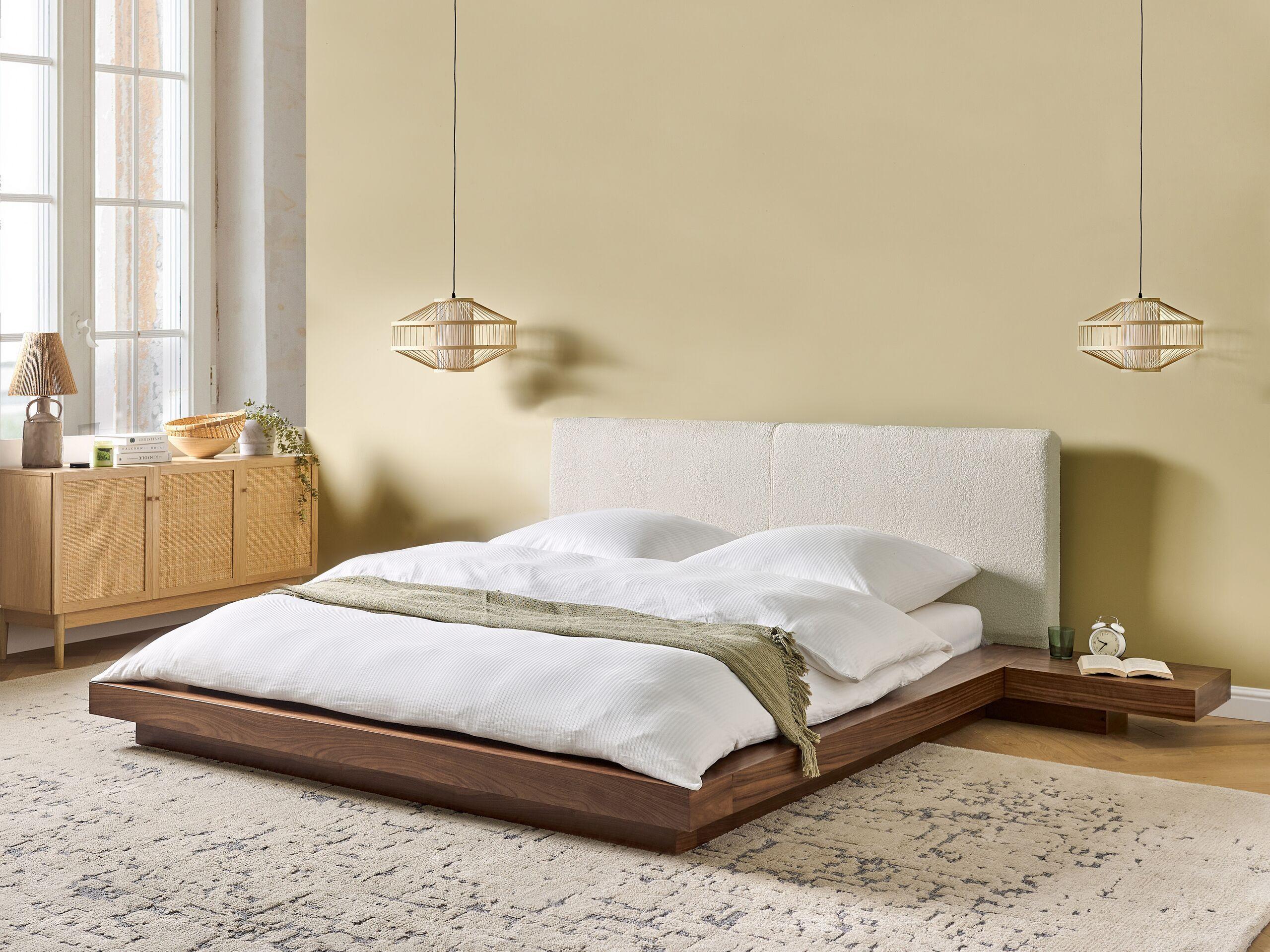 Beliani Bett mit Lattenrost aus MDF-Platte Modern ZEN  