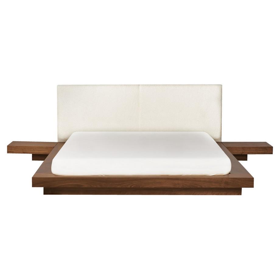 Beliani Lit avec sommier en MDF Scandinave ZEN  