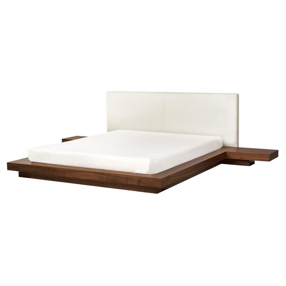 Beliani Lit avec sommier en MDF Scandinave ZEN  