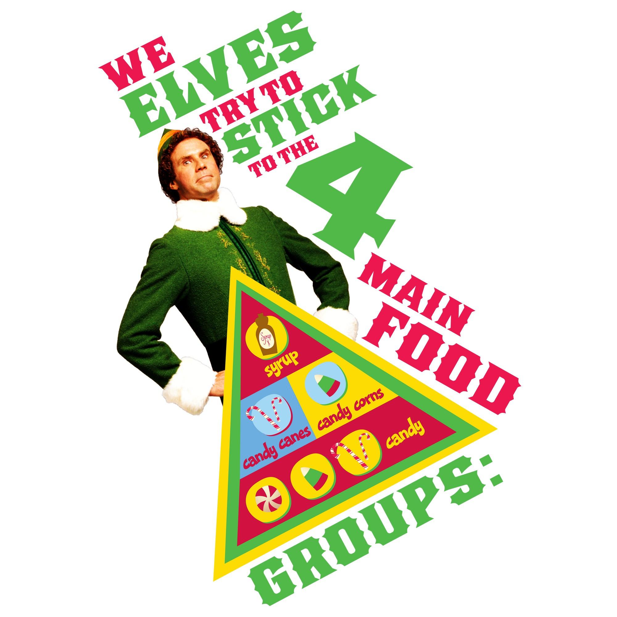 Elf Food Groups Sweatshirt  