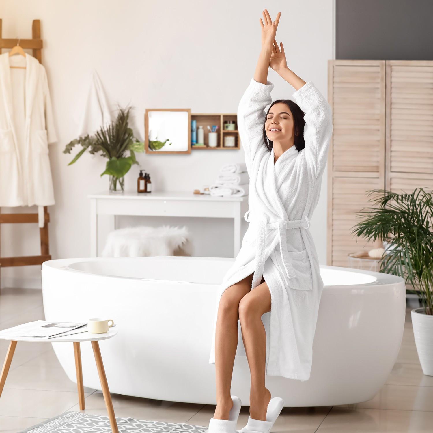 B2X Wandregal in Nussbaum mit Spiegel  