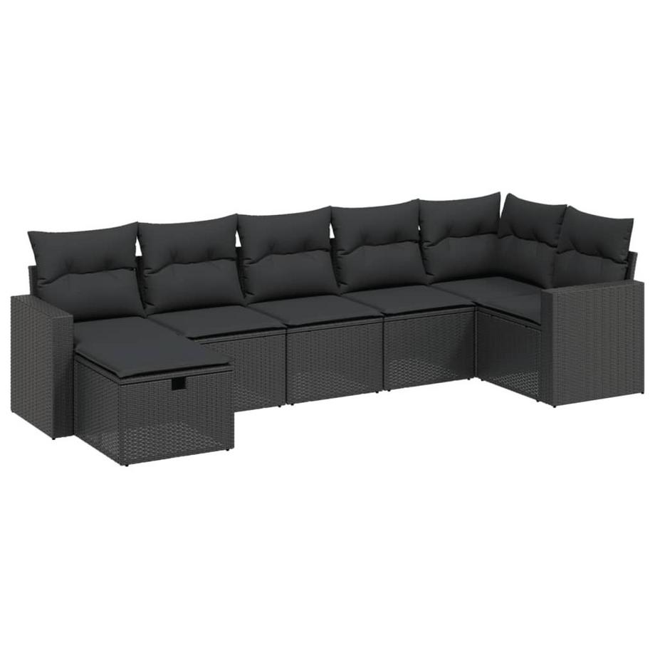 set divano da giardino Polirattan