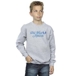 STAR WARS  ObiWan Kenobi Ribbon Font Sweatshirt 