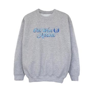 ObiWan Kenobi Ribbon Font Sweatshirt