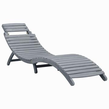 Chaise longue bois