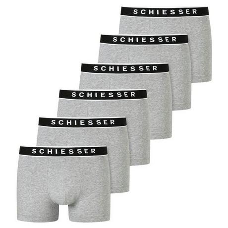 Schiesser Confezione da 6 95/5 Boxer in Cotone Biologico  