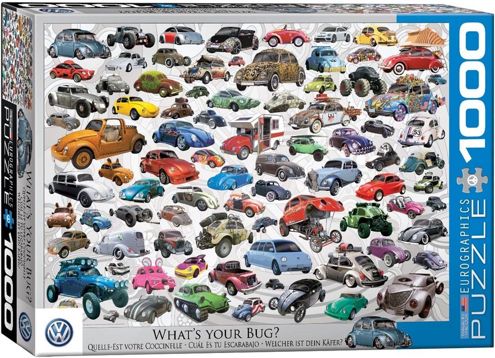 Eurographics  puzzle VW Beetle Welcher ist dein Käfer? 1000 Teile 