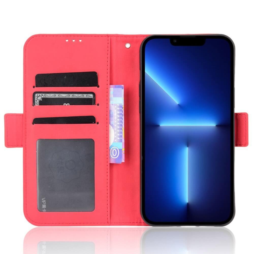 Cover-Discount  iPhone 14 Plus - Etui Mit Vielen Kartenfächer 