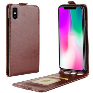 Cover-Discount  iPhone XR - Klassisches Leder Flip Case 