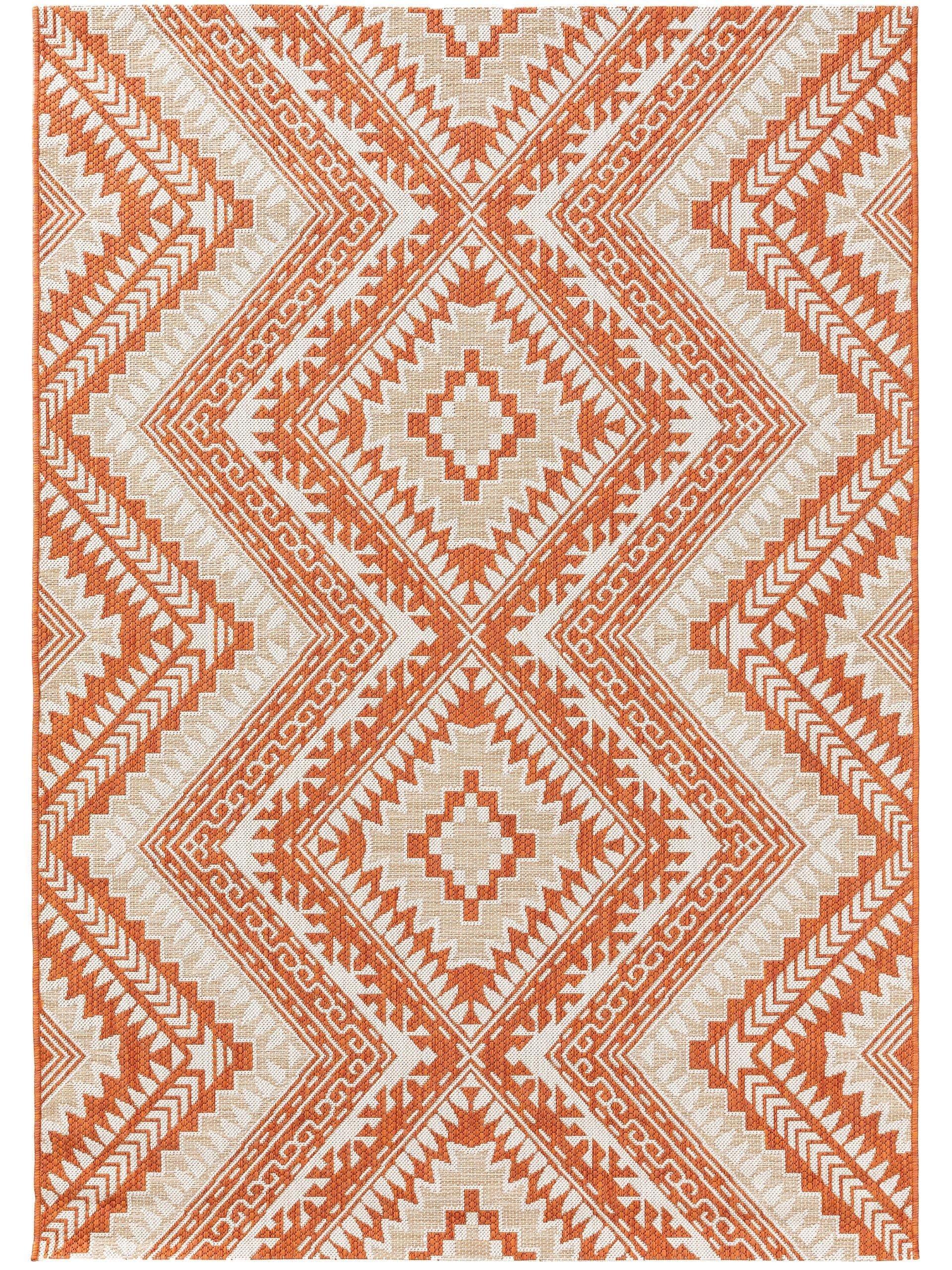 Benuta Tapis d'extérieur & intérieur Cleo Orange  