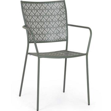 Fauteuil de jardin Lizette Olive Foncé