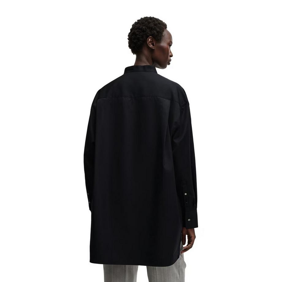 BOSS  Camicia Oversize Collare A Fascia Manica Lunga 