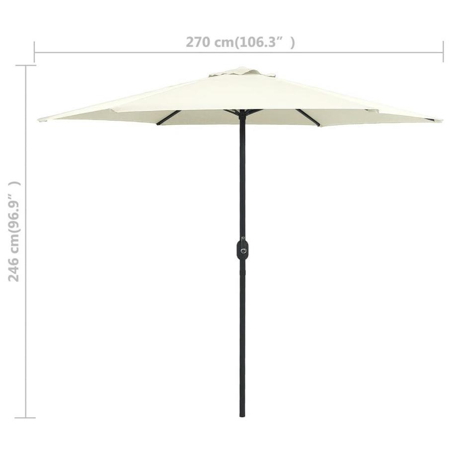 VidaXL Parasol de jardin  