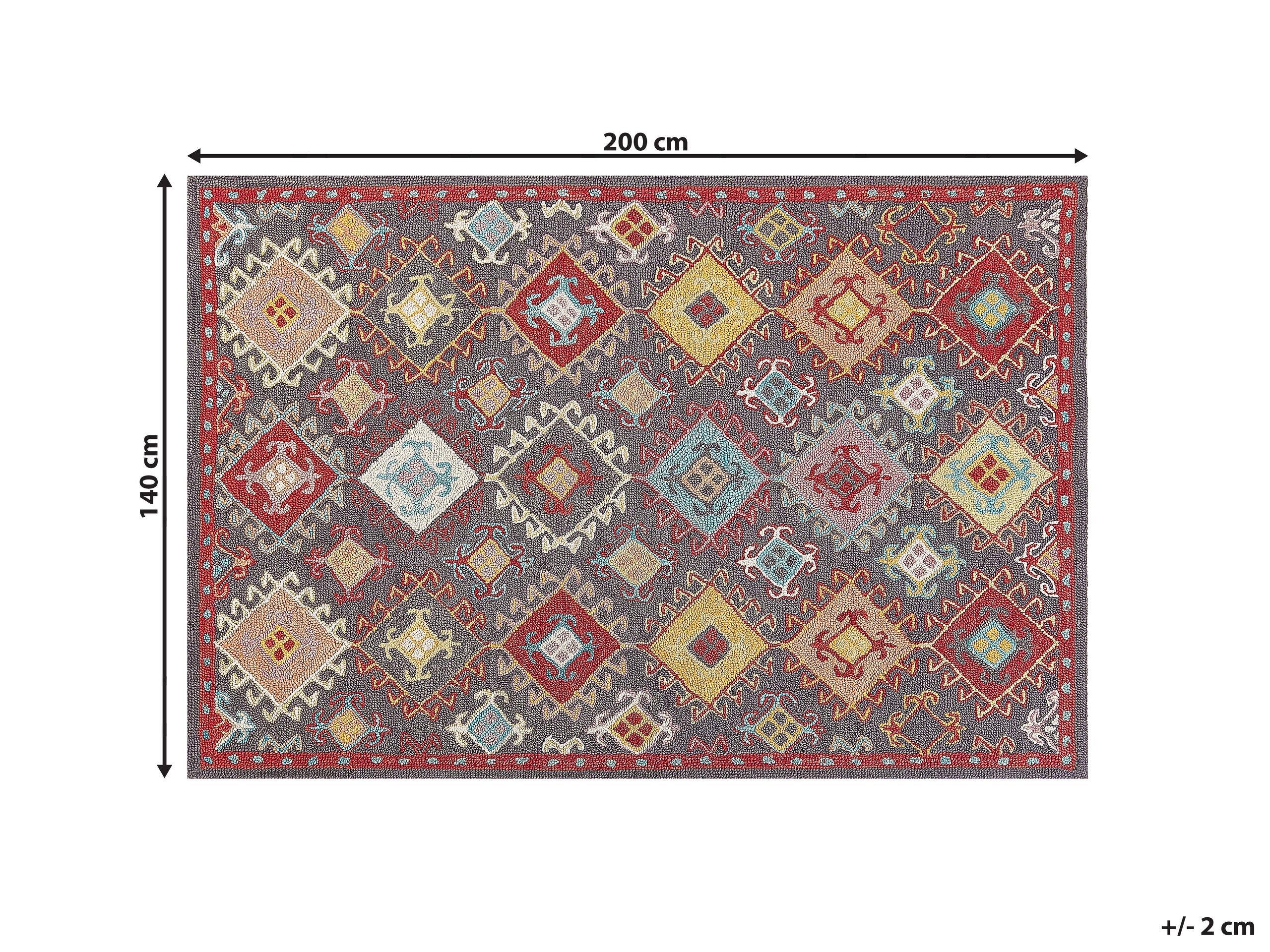 Beliani Tapis en Laine Traditionnel FINIKE  