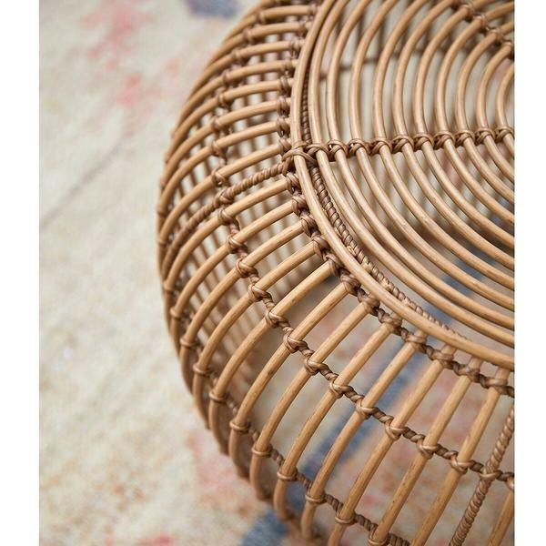 La Redoute Intérieurs Table basse de jardin résine tressée ø60 cm  