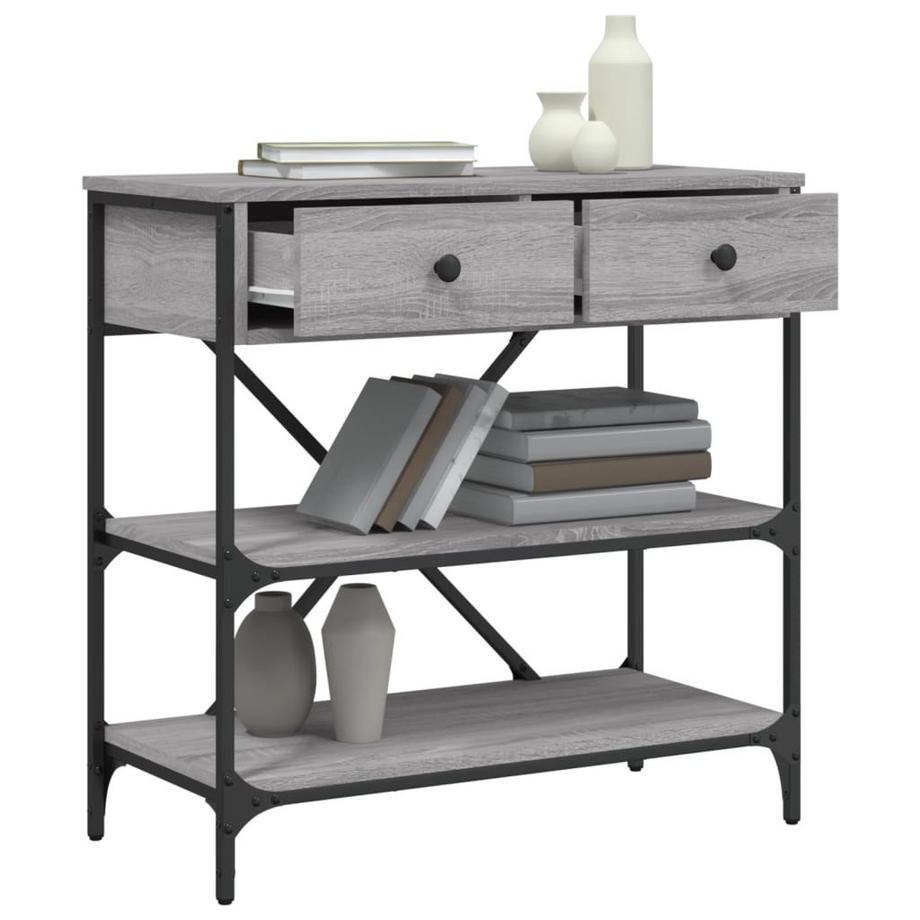 VidaXL Table console bois d'ingénierie  
