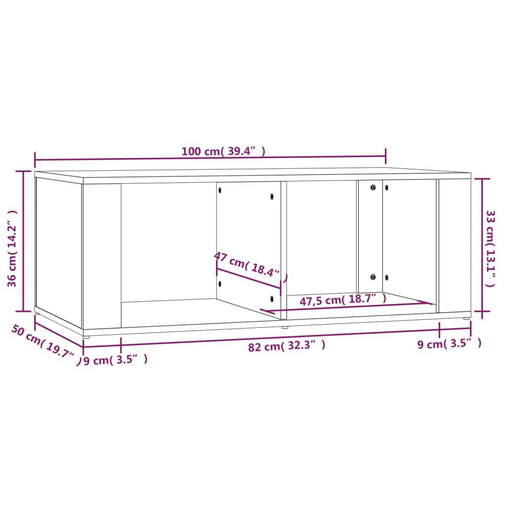 VidaXL Couchtisch holzwerkstoff  