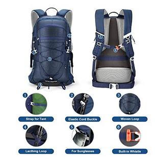 Only-bags.store  Wanderrucksack 45L, wasserdichter Rucksack Trekkingrucksack Reiserucksack, Outdoor Rucksack mit 