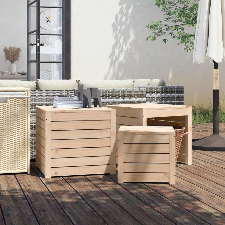 VidaXL Gartenbox set holz  