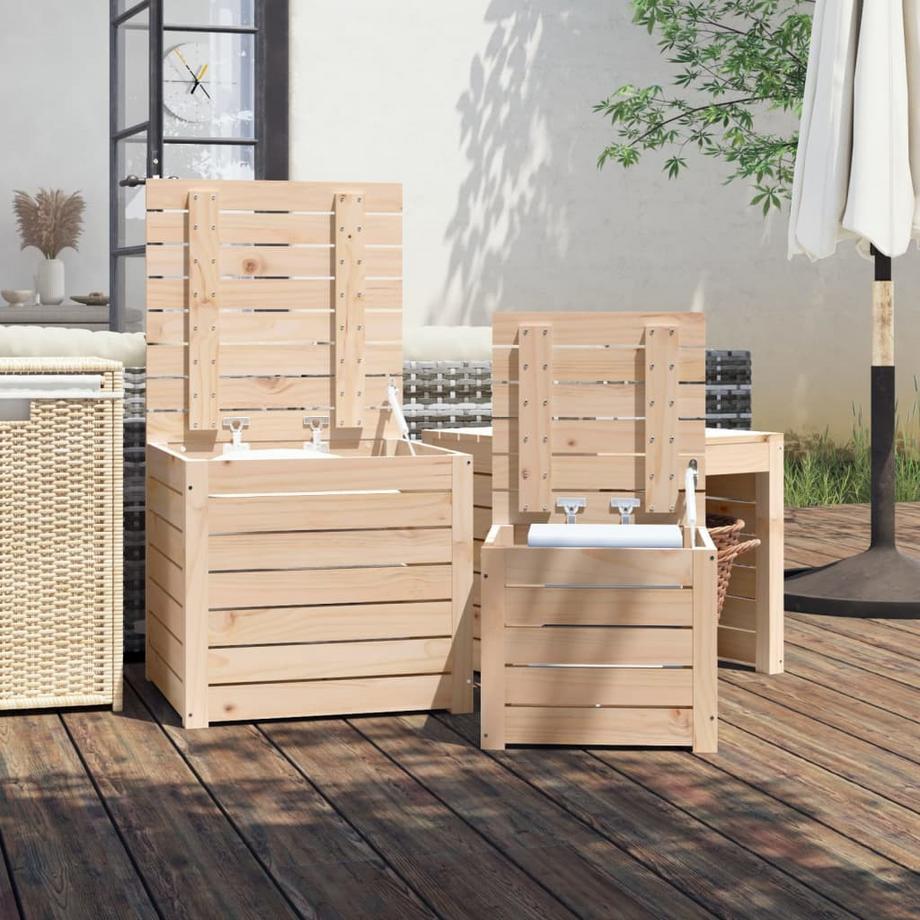 VidaXL Gartenbox set holz  