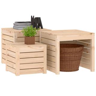 VidaXL set contenitore da giardino Legno di pino  