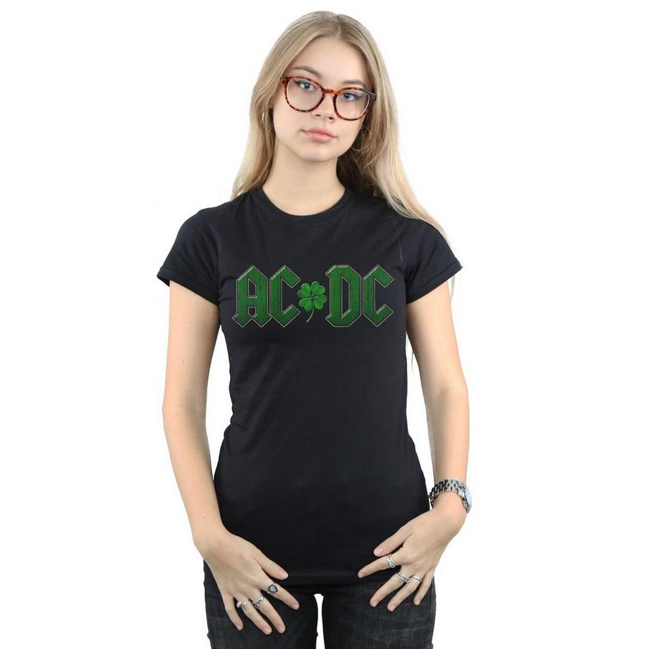 AC/DC ACDC Shamrock Logo T-Shirt  