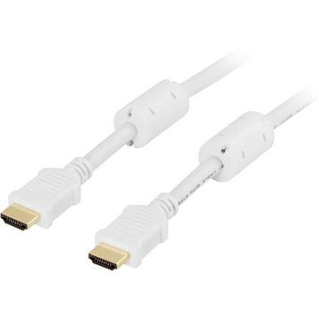 Cavo HDMI DELTACO, 1m, bianco