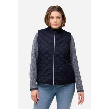 Ulla Popken  Gilet HYPRAR trapuntato e idrorepellente con colletto alto e materiale riciclato 