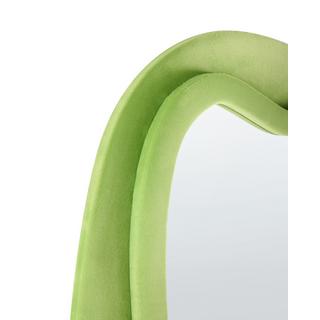 Beliani Wandspiegel aus Samtstoff Modern BEAUNE  