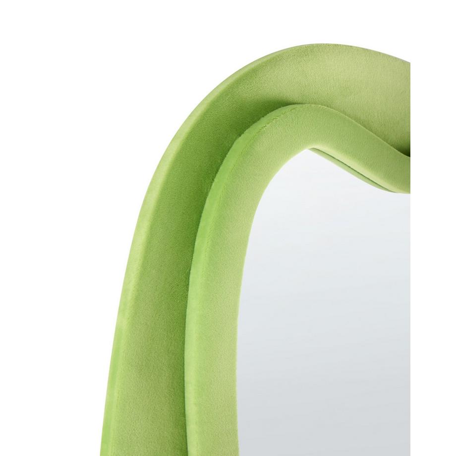 Beliani Wandspiegel aus Samtstoff Modern BEAUNE  