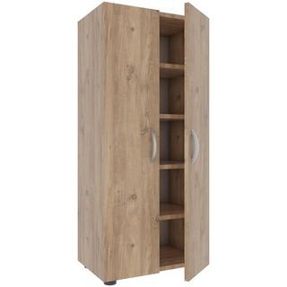 VCM XL bois Grande armoire à chaussures Commode à chaussures Étagère à chaussures Bottes Grande Ulas 5 compartiments  