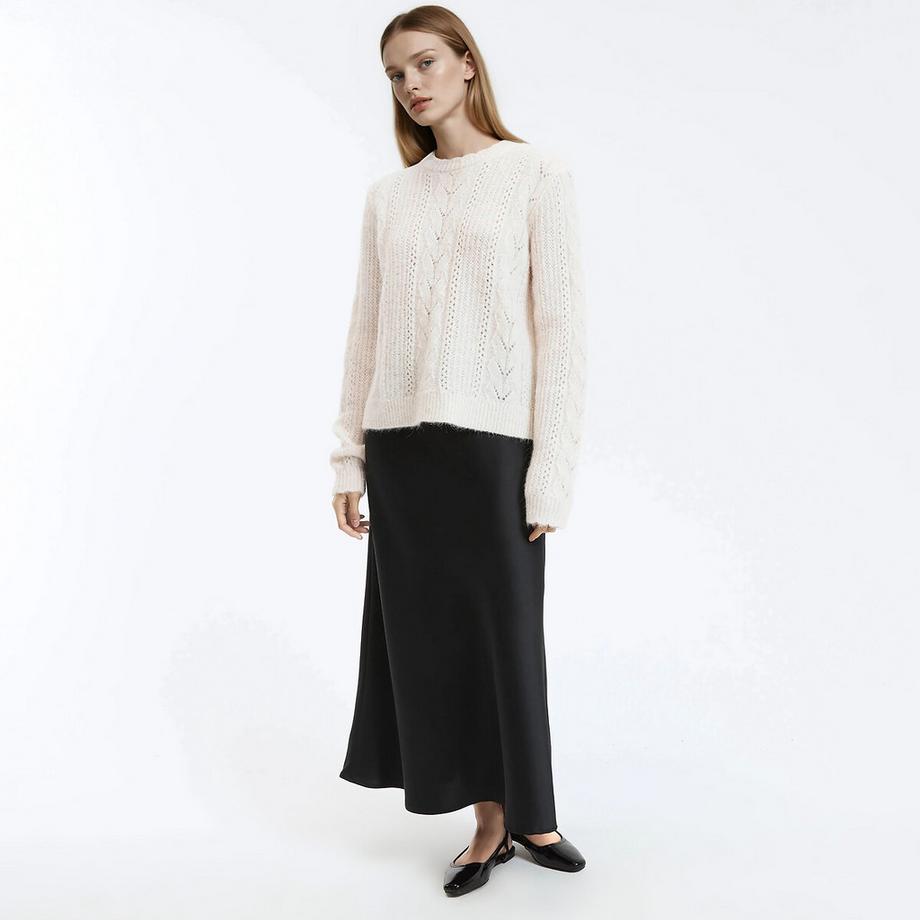 La Redoute Collections Pull en maille ajourée  