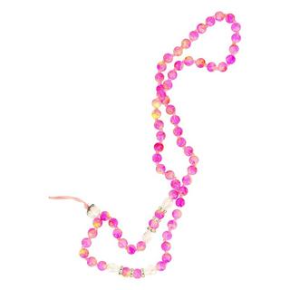 Avizar  Perlen Schmuck Handykette 80cm Rosa 