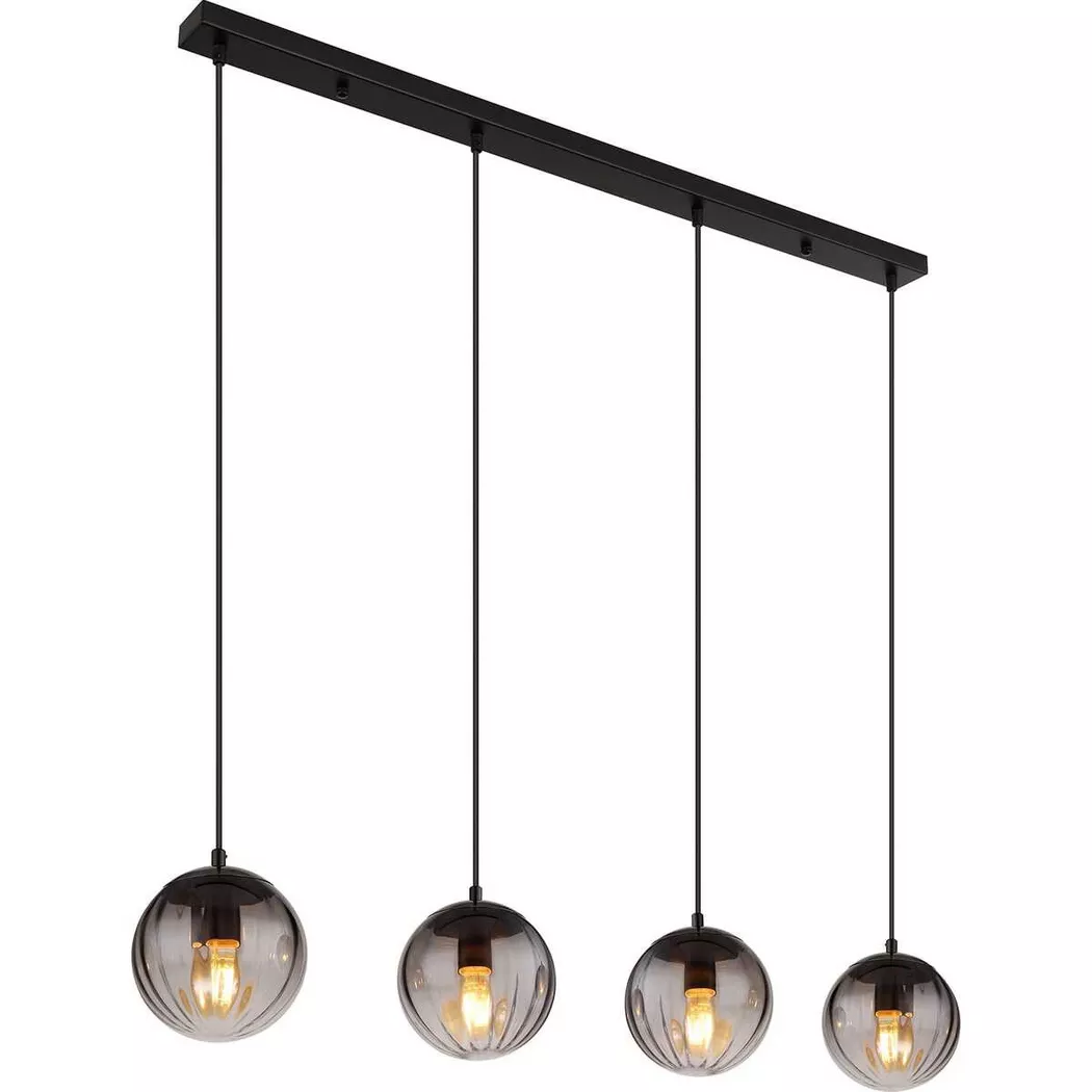 mutoni light – Hängeleuchte Dallerta Metall matt 4xE27, One Size