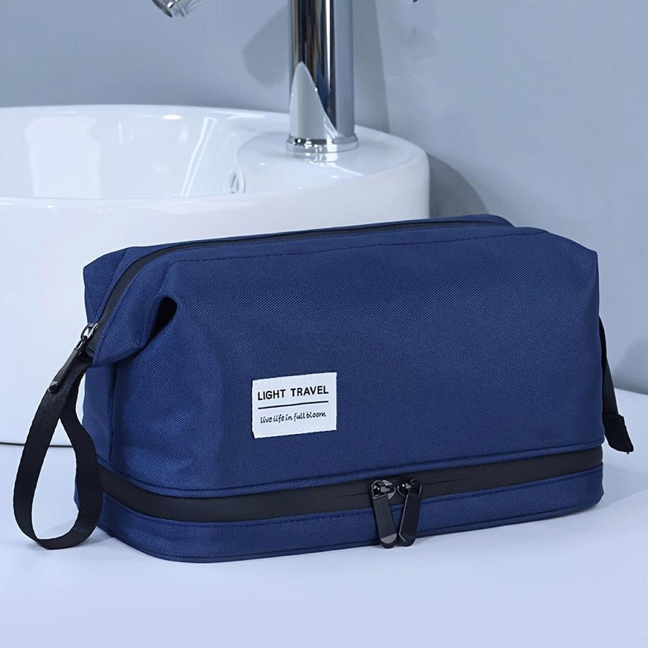 Only-bags.store  Große Kapazität Reise-Toilettenbeutel mit mehreren Fächern, für Geschäftsreise und Geschenk, tragbare Make-up-Organizer 